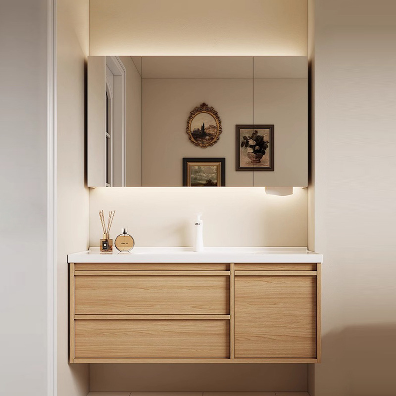 Japanese Furniture Hardware - Japon tarzı seramik entegre lavabo banyo