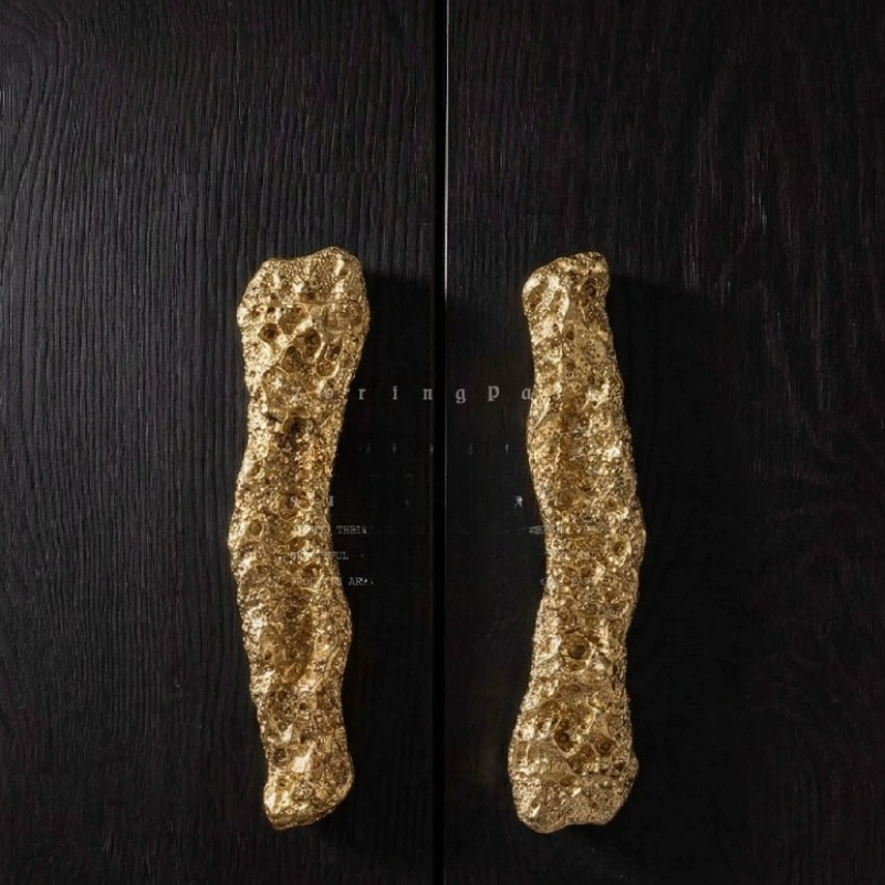 Unique Furniture Hardware Pulls - Pirinç Alüminyum Dolap Aksesuarları Benzersiz Çekmece