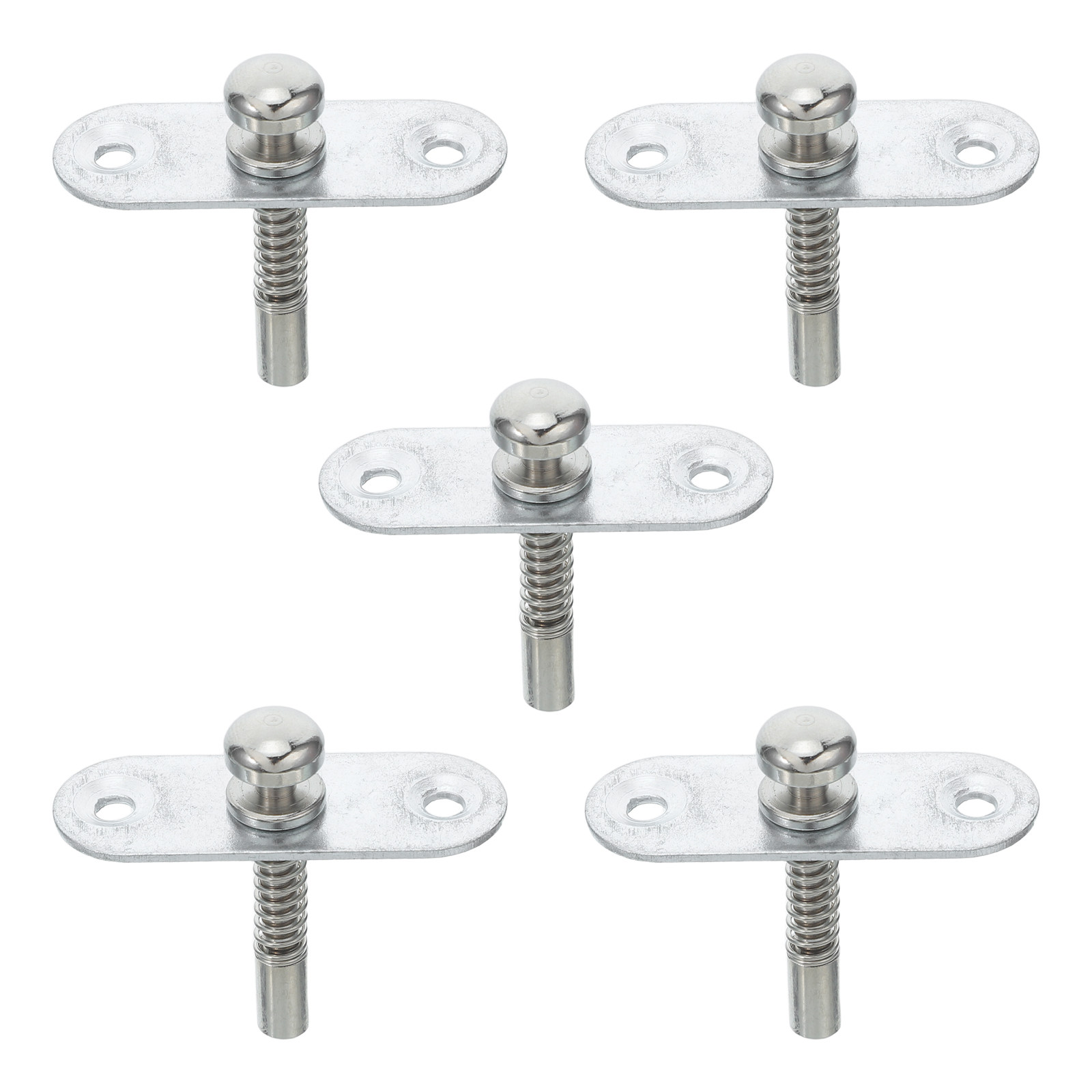 Furniture Hardware Latch - 5 Adet Paslanmaz Çelik Beşik Yaylı