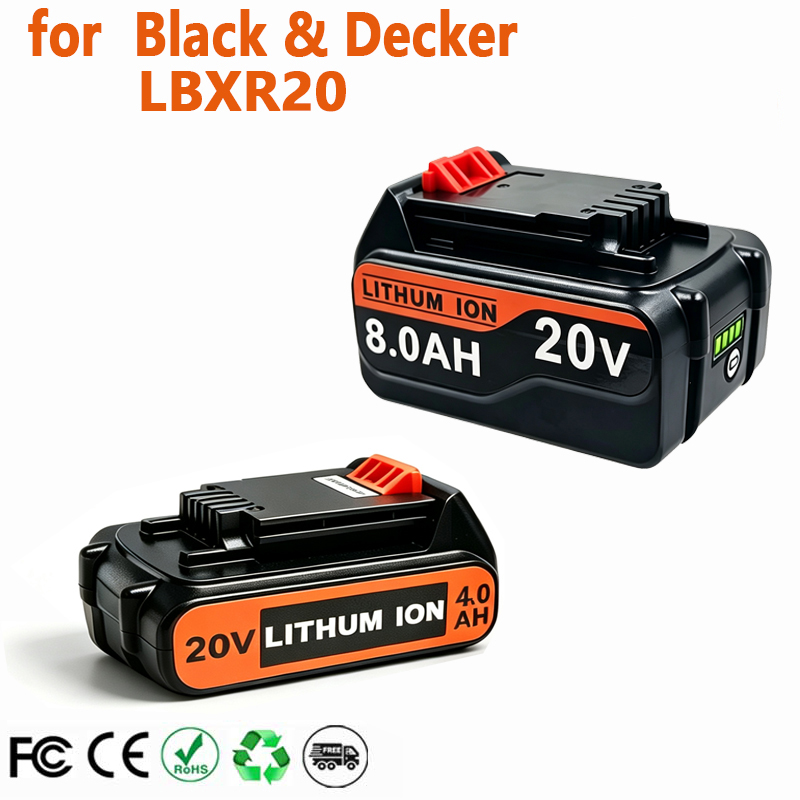 Black+Decker Tool 20V Max - 18V 3.0Ah 8.0Ah BL2018 Black &