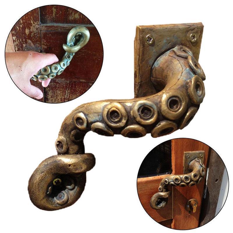 Furniture Hardware Restoration - Vintage Ahtapot Kapı Topuzu Hayvan Tarzı