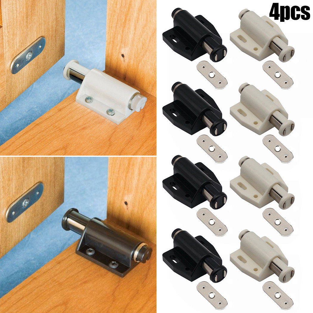 Furniture Hardware Latch - 4 adet/paket mıknatıslı dolap kapı yakalar