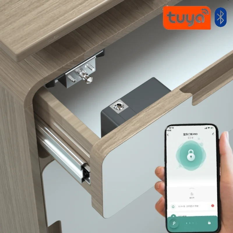 Furniture Hardware Tools - Tuya Akıllı Dolap Kapı Kilidi Anahtarsız