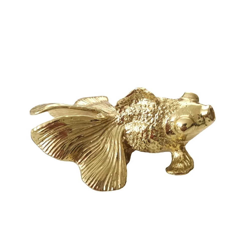 Unique Furniture Hardware Pulls - 1 adet Japon Balığı Topuzu Prinç