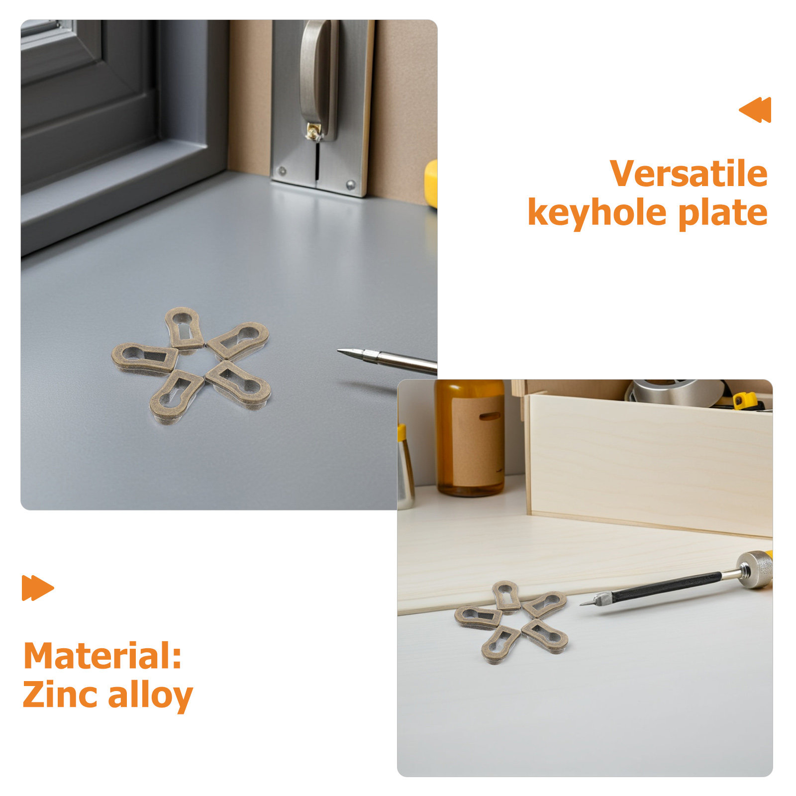 12 adet Oval çinko alaşımı ana - Furniture Hardware Tools incelemesi ve fiyatı