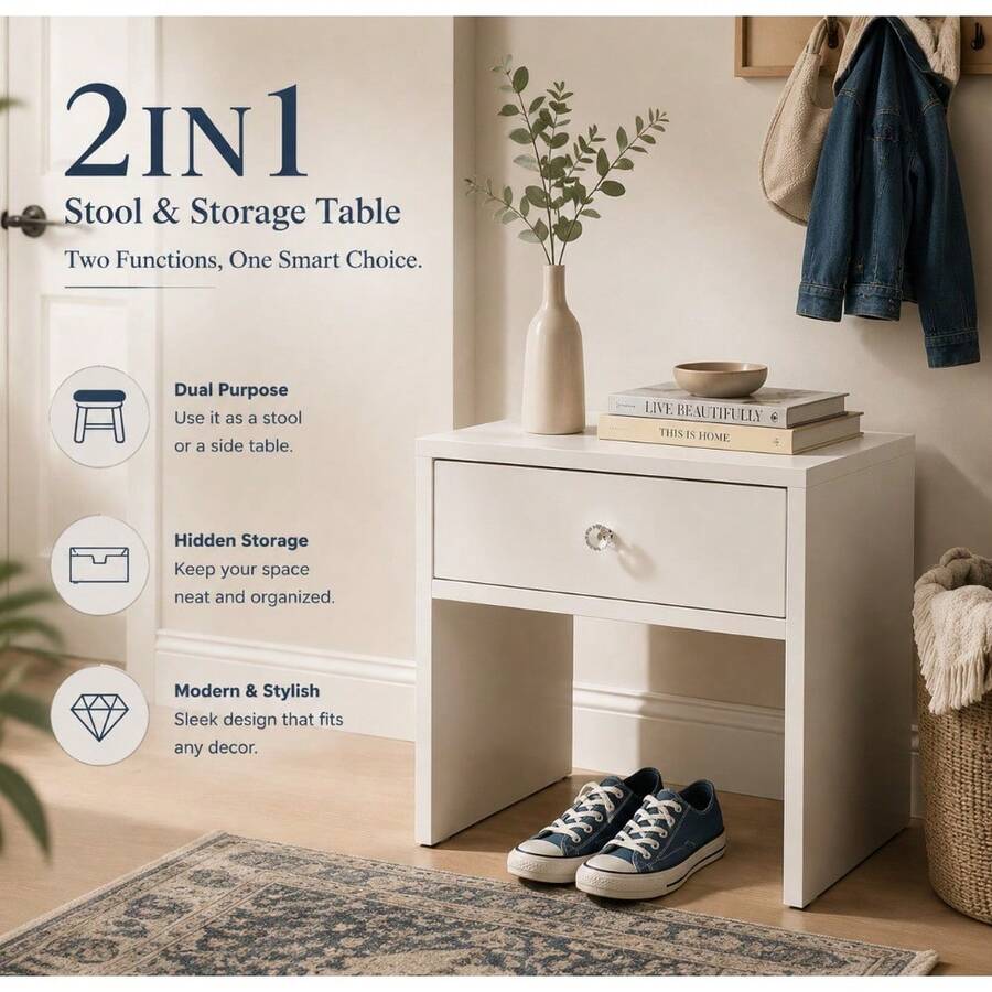 2'si 1 Arada Depolama Taburesi - Furniture Hardware Restoration incelemesi ve fiyatı