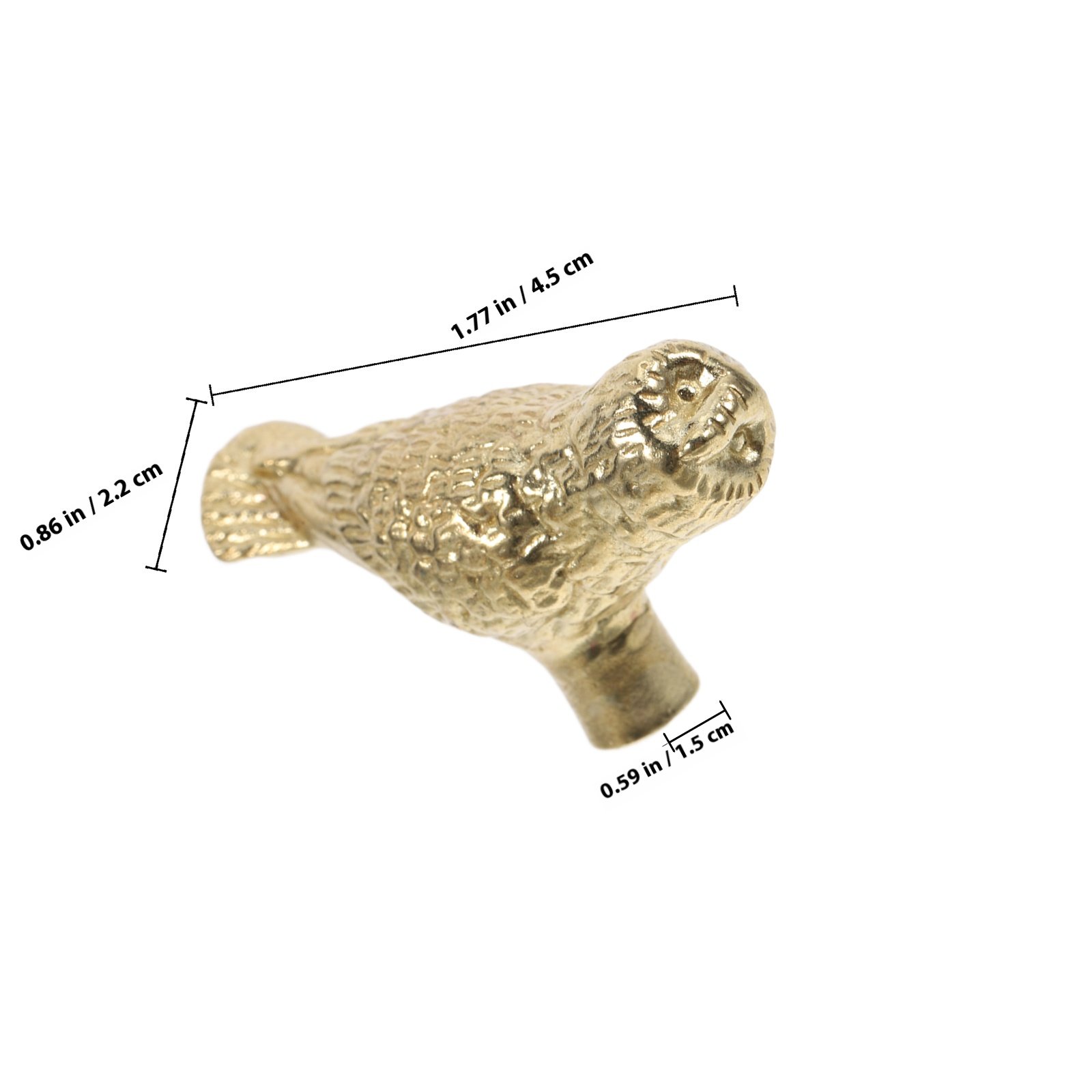 2 Adet Pirinç Baykuş Dolap Çek - Unique Furniture Hardware Pulls incelemesi ve fiyatı