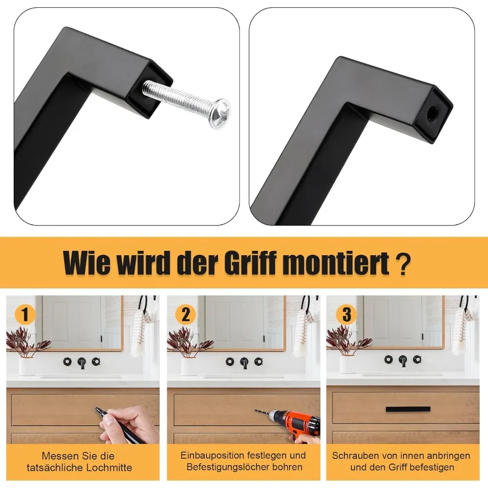 6/18 adet Paslanmaz Çelik Kare - Furniture Hardware Restoration incelemesi ve fiyatı
