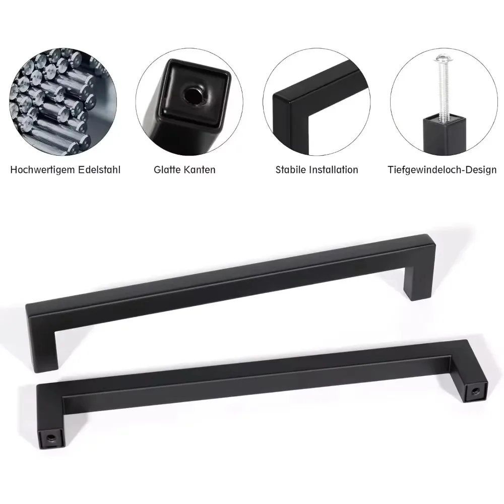 6/18 adet Paslanmaz Çelik Kare - Furniture Hardware Restoration incelemesi ve fiyatı
