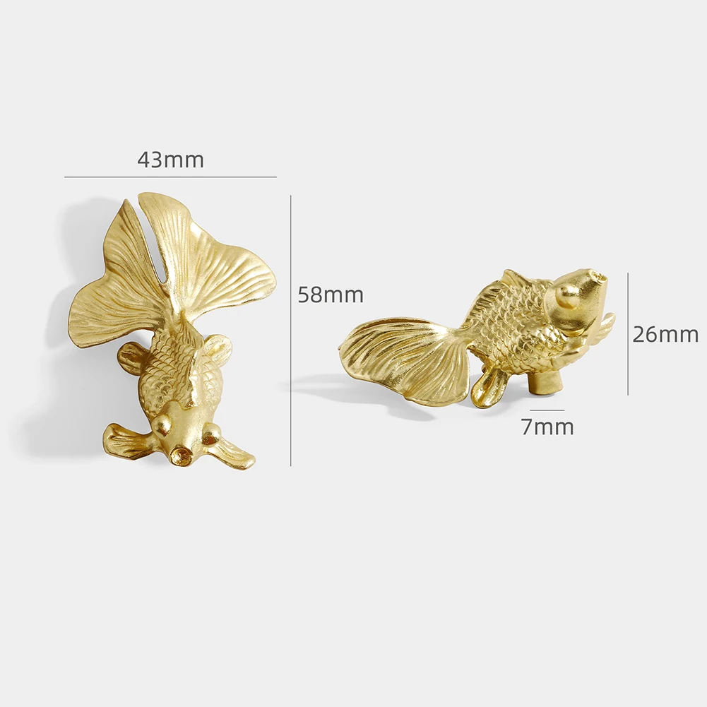 1 adet Japon Balığı Topuzu Pri - Unique Furniture Hardware Pulls incelemesi ve fiyatı