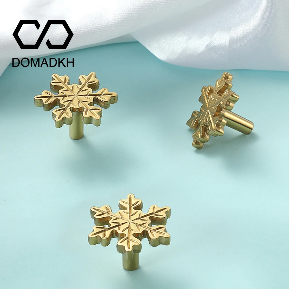 Kar tanesi pirinç dolap kapı k - Unique Furniture Hardware Pulls incelemesi ve fiyatı